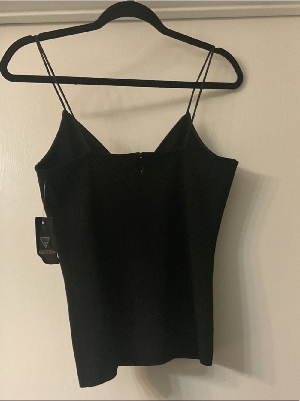 Marciano Black Button-Front Spaghetti Strap Camisole - Picture 4 of 4